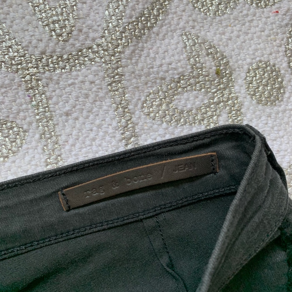 Rag and Bone Gray Raja Shoreditch Cropped Pants - Picture 5 of 8